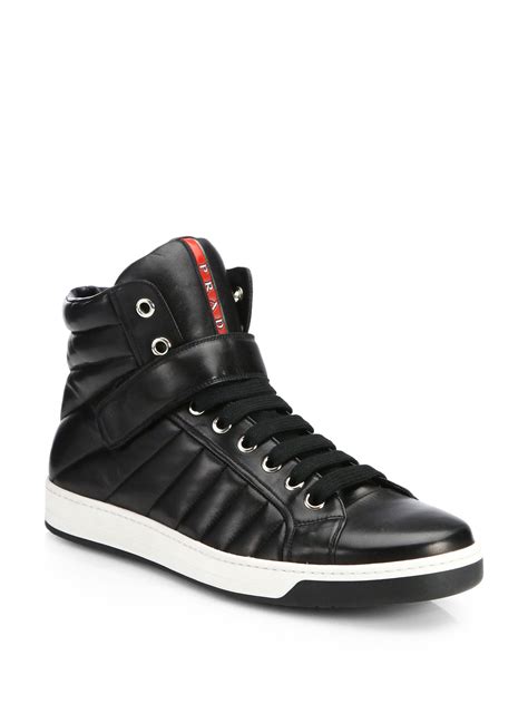 prada runners sneakers|prada designer high top sneakers.